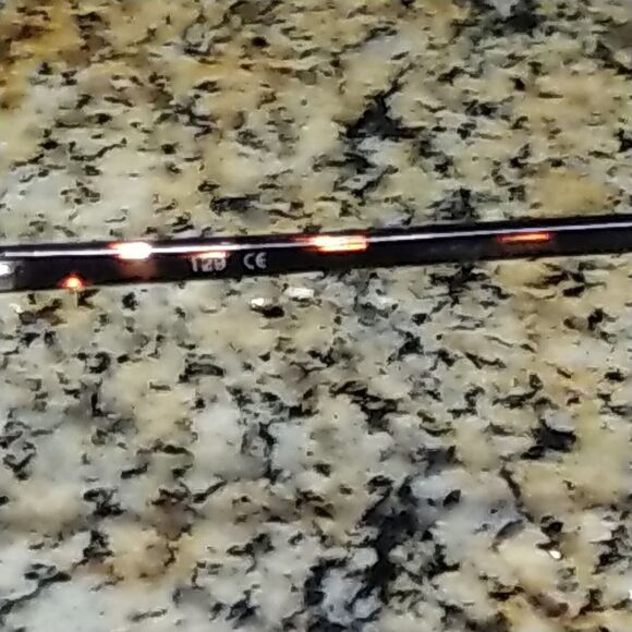 Totally Rimless 51-18-140 Gunmetal (Gun) Tortoise Eyeglass Frames - Picture 11 of 13